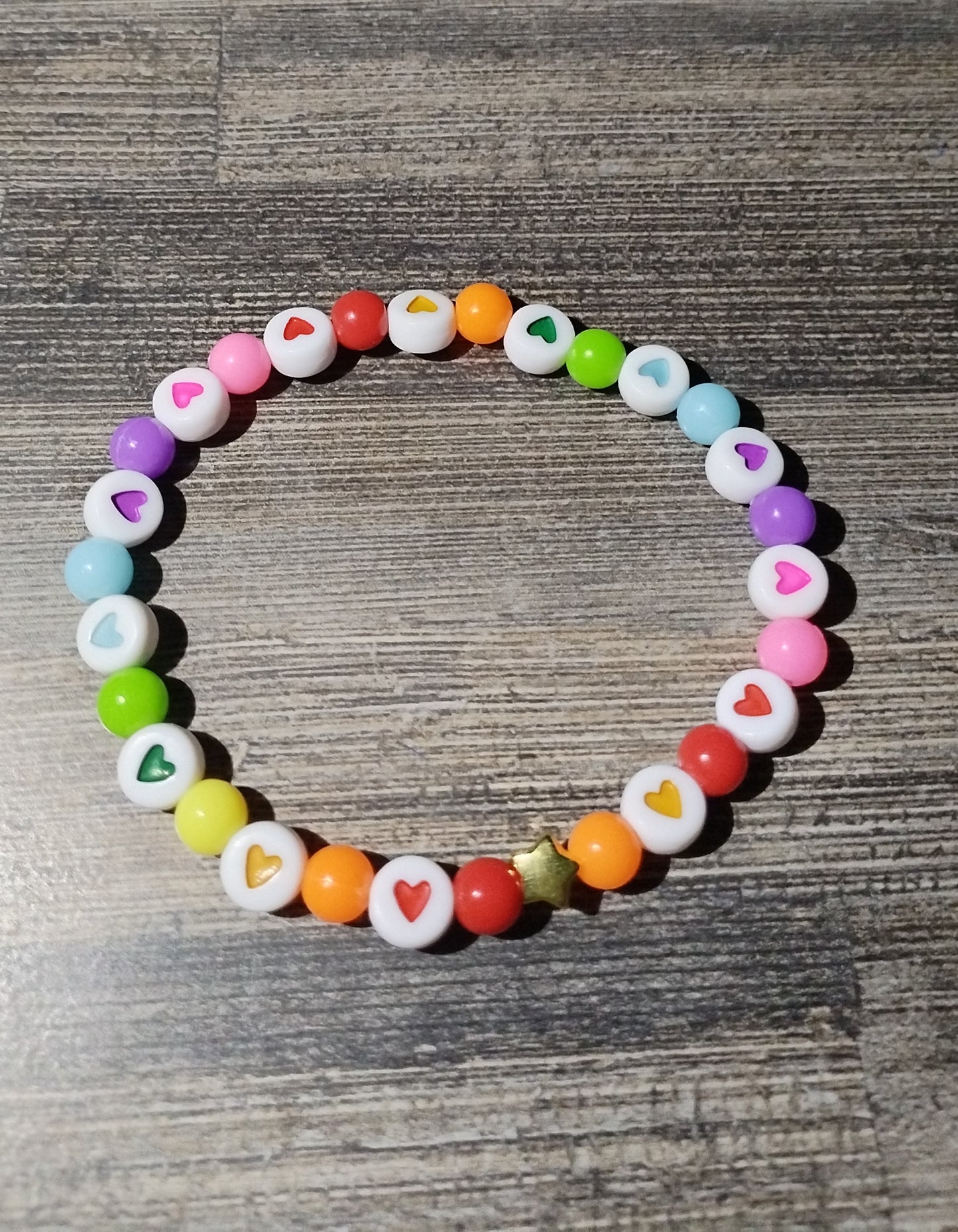 Rainbow hearts