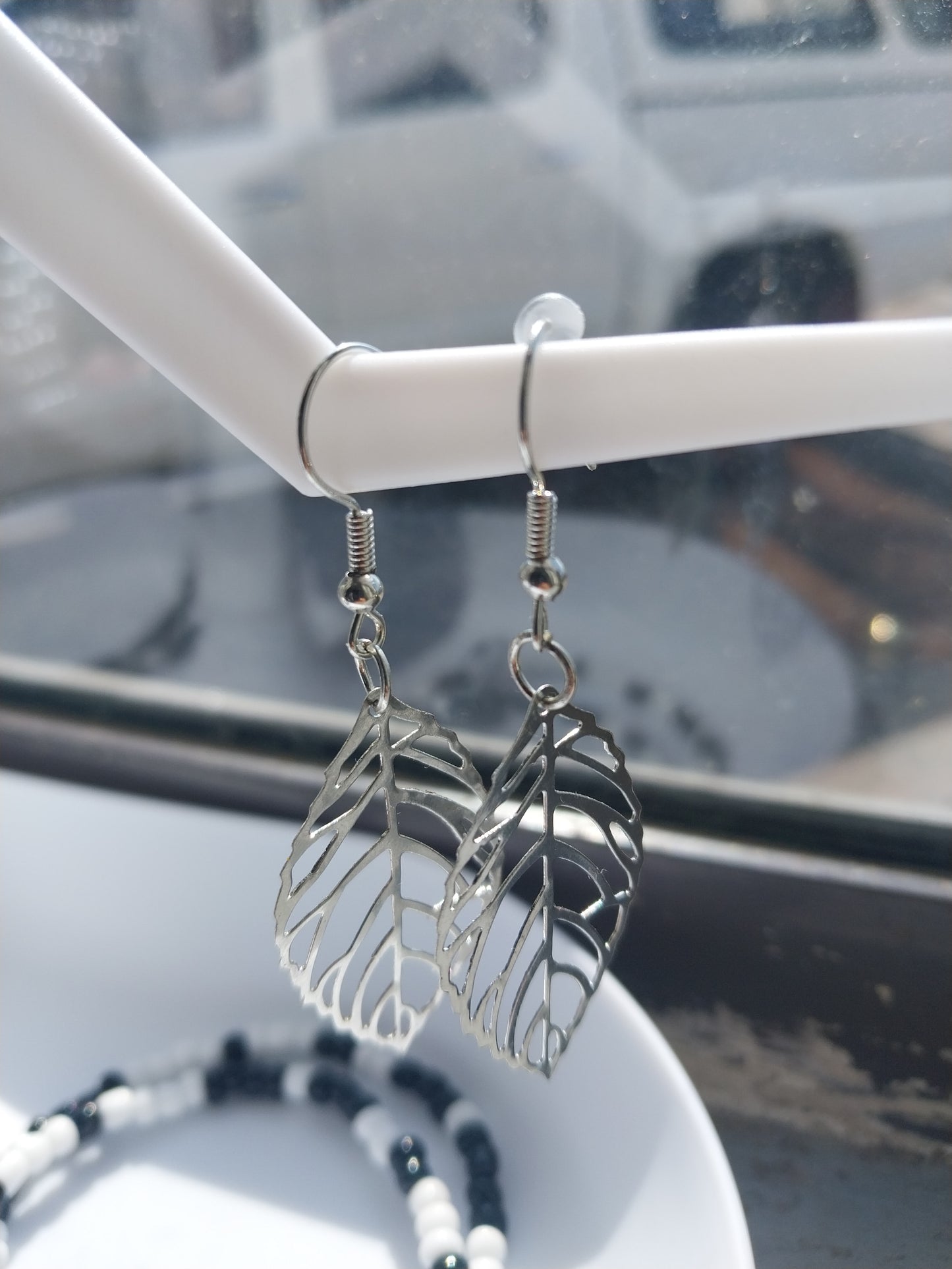 Leaf earrings