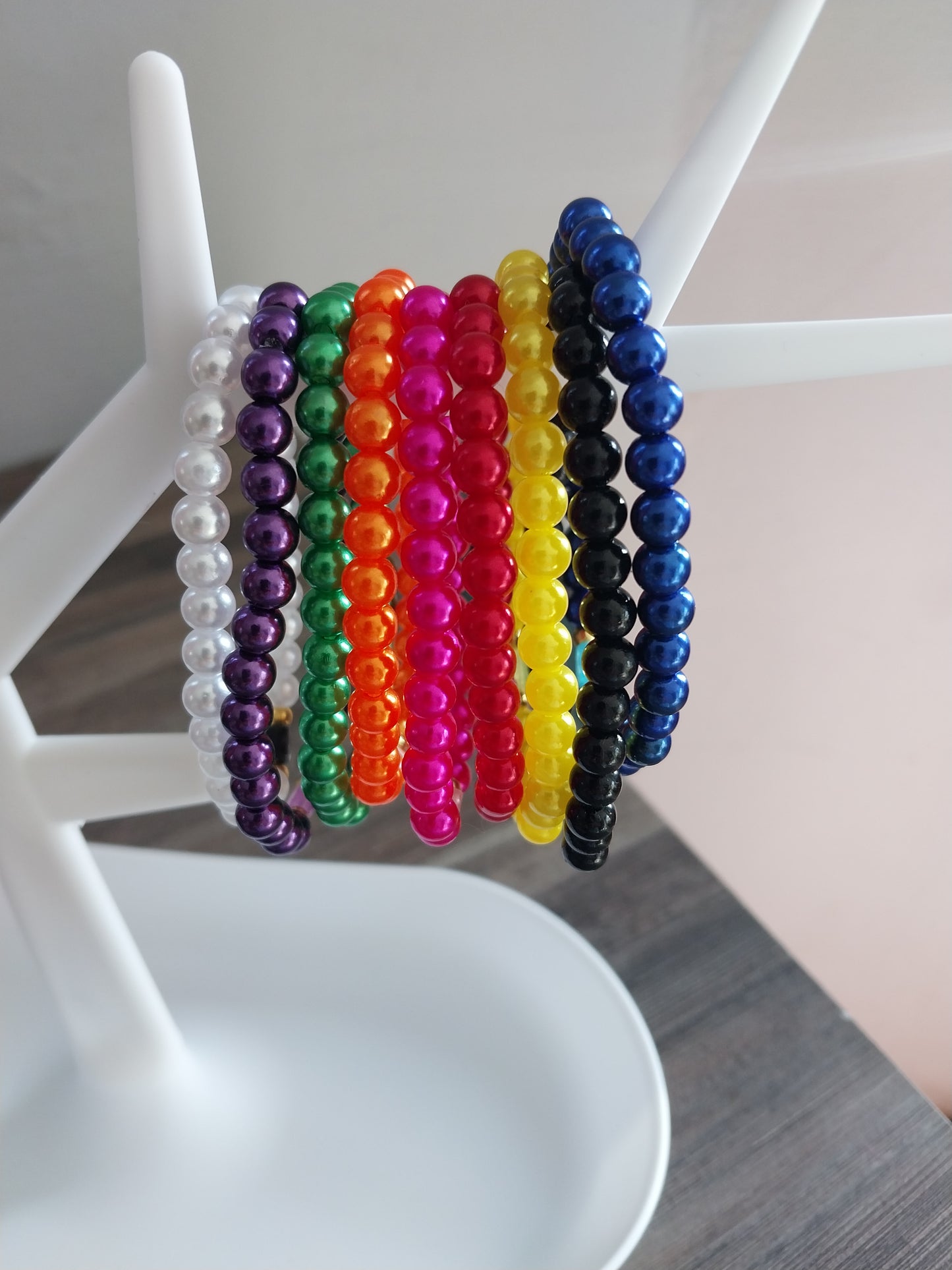 Purple Smiley Bracelet