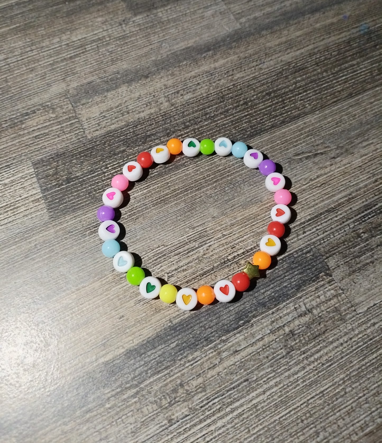 Rainbow hearts