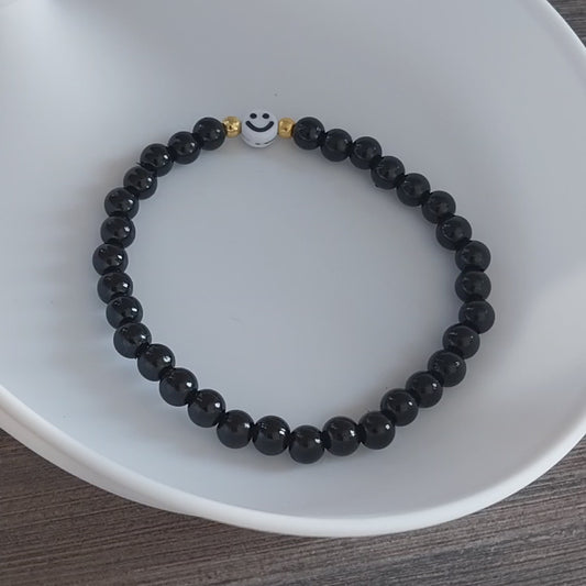 White Smiley Bracelet